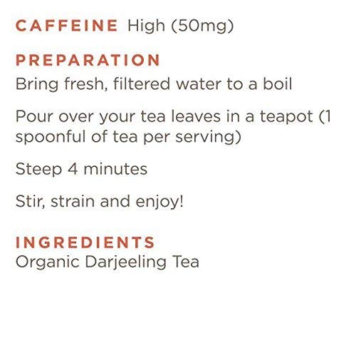 Organic Darjeeling Loose Leaf Tea - Non-GMO, 8oz Bulk Pack (96 Servings) - Perfect for Afternoon Tea, Relaxation & Gifts