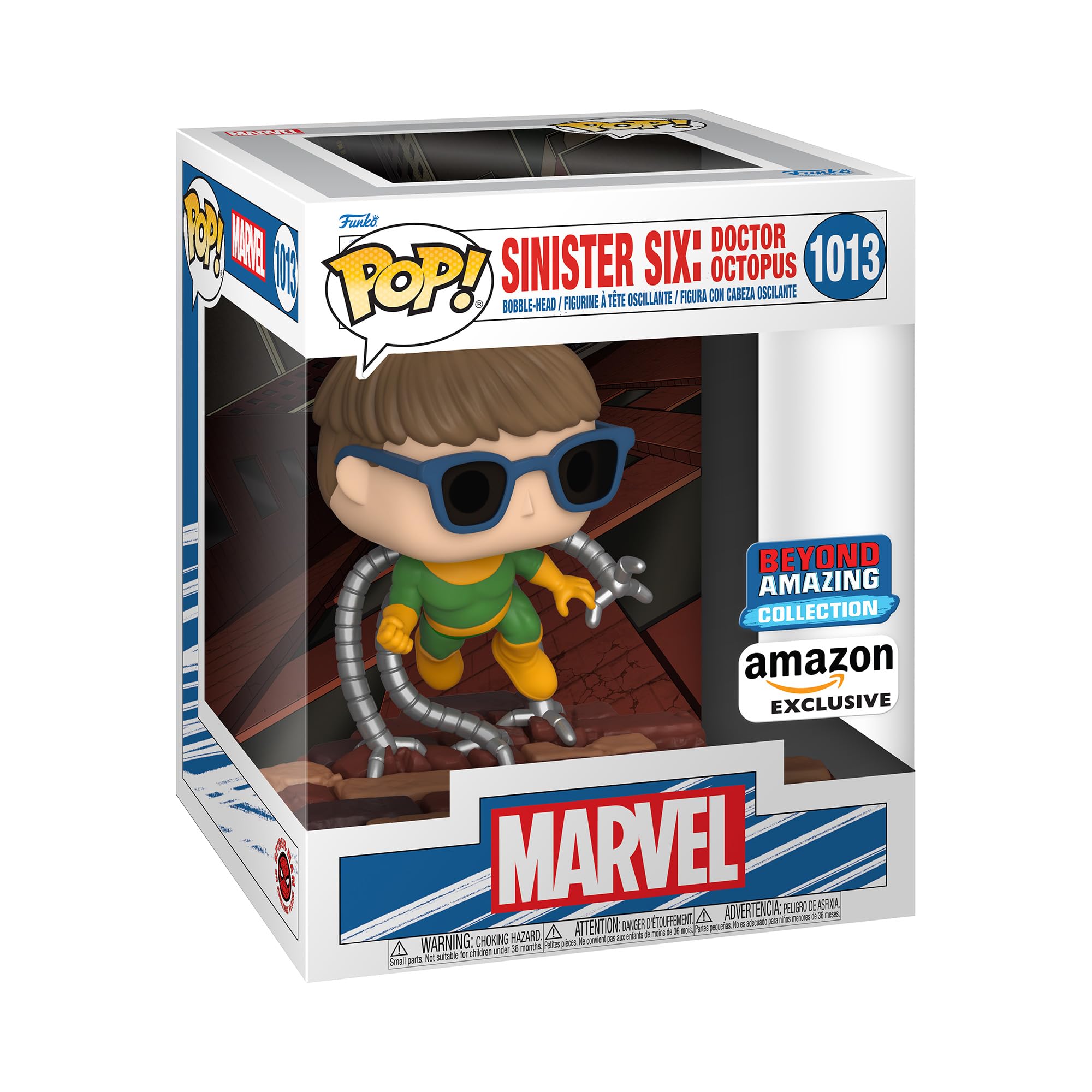 Funko Pop! Deluxe Marvel: Sinister 6 - Doctor Octopus Collectible Figure | Amazon Exclusive (1 of 7) | Perfect for Marvel Fans, Comic Book Collectors & Office Desk Decor