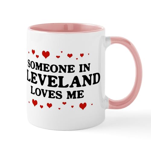 White/Pink Inside - Loves Me In Cleveland Mug