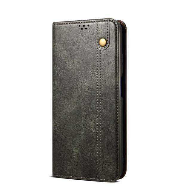 Premium iPhone 13 Pro Max Leather Case with Card Holder & Stand - Slim Protective Wallet Cover for Everyday Use, Travel & Business (Black)