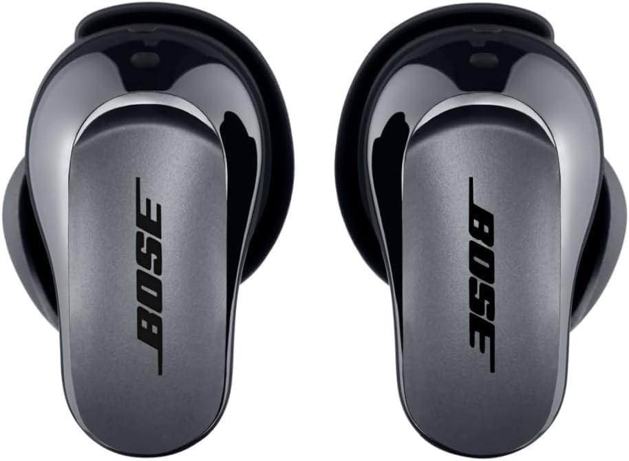 Bose QuietComfort Ultra Wireless Bluetooth Earbuds with Spatial Audio, Active Noise Cancellation & Deep Bass - 6H Playtime (Black) | Perfect for Travel, Workouts & Commuting