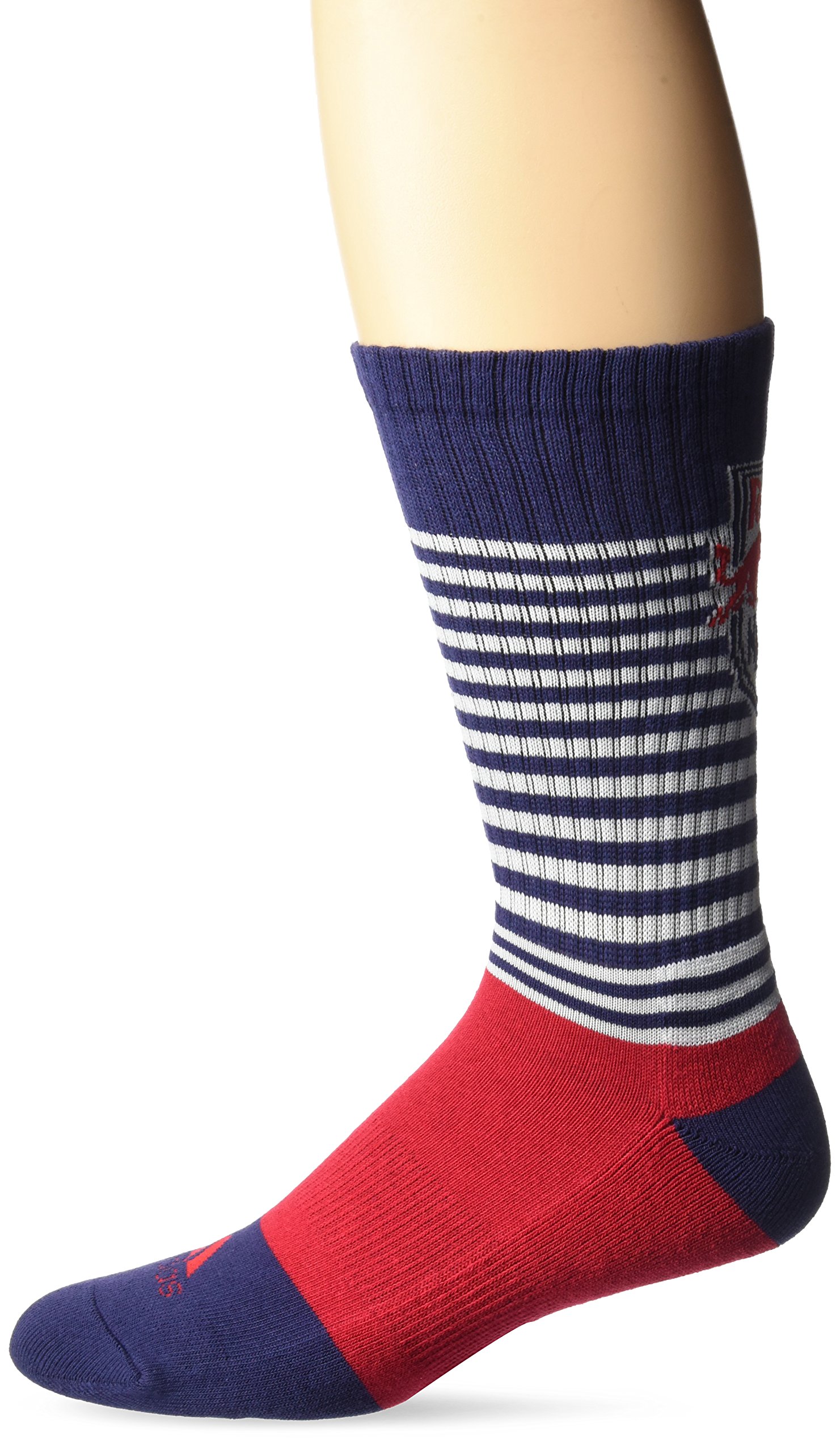 MLS Men's SP17 Striped Team Color Crew Socks - Comfortable Athletic Socks for Soccer, Running & Casual Wear - Perfect for Sports Fans & Everyday Use