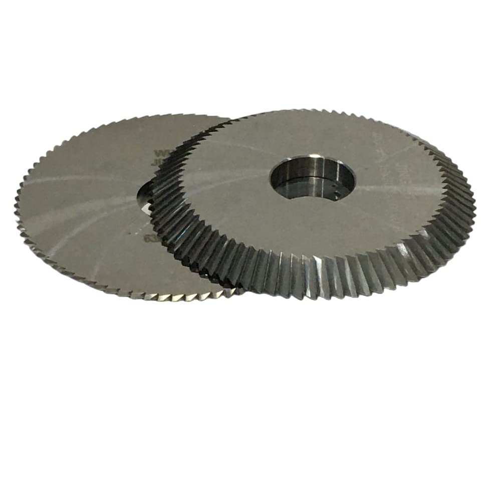 Premium Double Angle Cutter WP034 (RIC09168B) 63x5x16mm Carbide Blade - Compatible with Keyline Ninja Laser, Ninja Total & Dark Key Machines - Professional Edge Cut Key Side Cutting Tool for Locksmiths & Key Duplication (1 Piece) - Perfect for Automotive, Home & Commercial Lock Systems