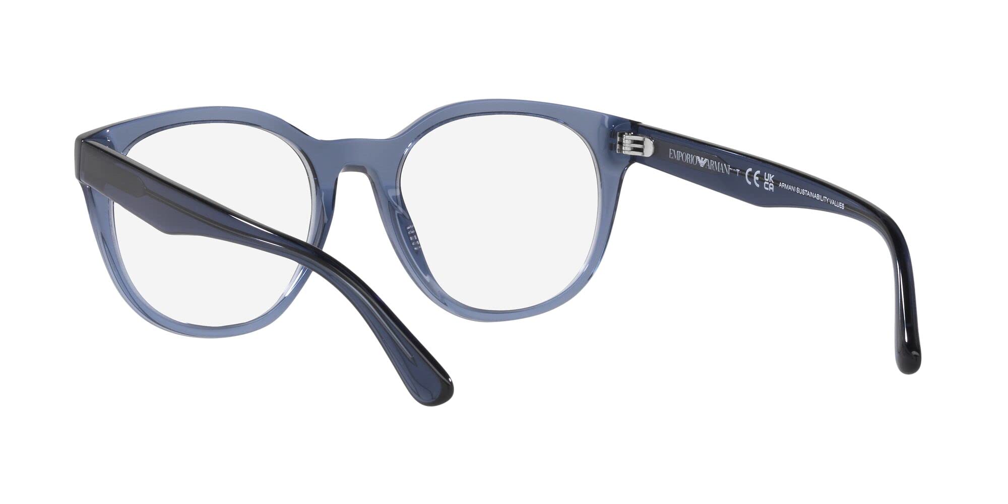 Emporio Armani EA3207 Men's Round Polarized Sunglasses UV Protection - Stylish for Driving, Beach & Outdoor Activities
