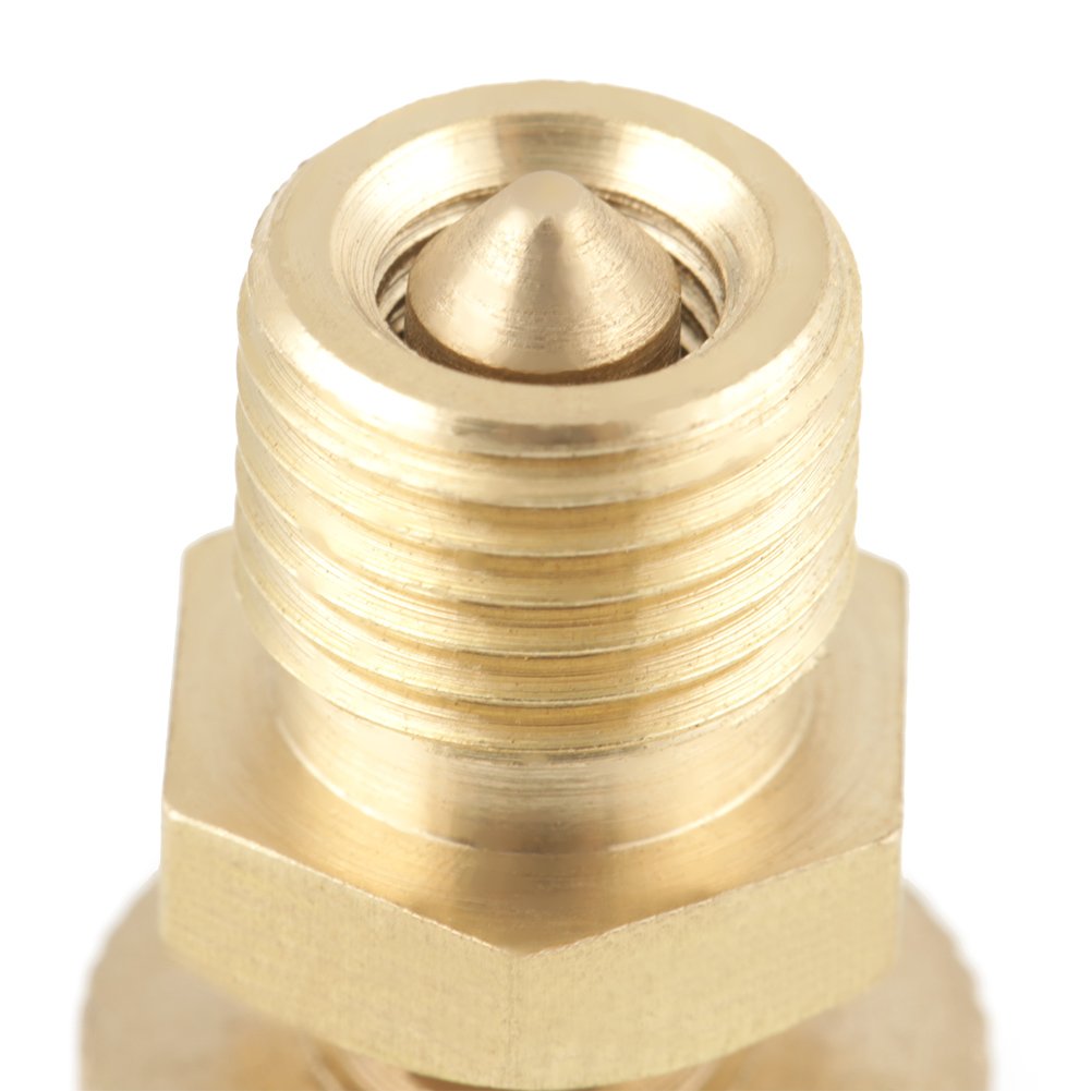High Pressure Brass Bleed Valve Screw - Air Release Valve for Electric Pumps | Durable Accessory for Hydraulic Systems & Pressure Washers
