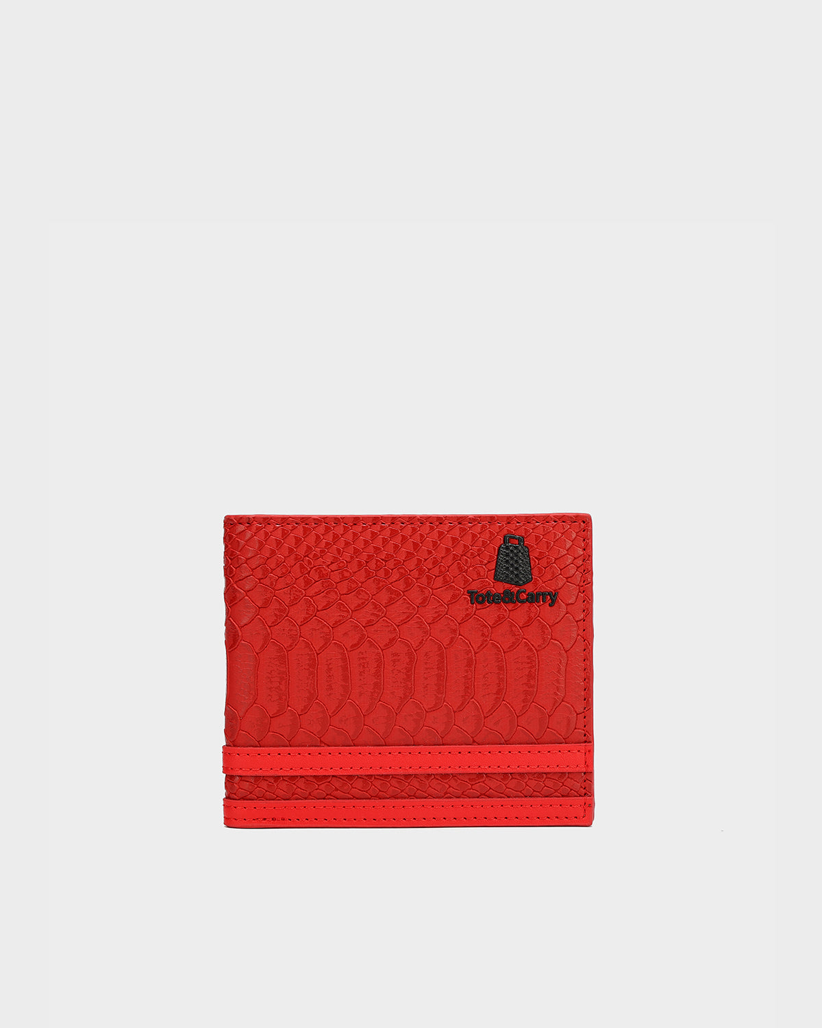 Apollo 1 Genuine Leather RFID Blocking Wallet for Men - Slim Bifold Credit Card Holder with Cash Pocket (Red) | Perfect for Everyday Carry, Travel & Business