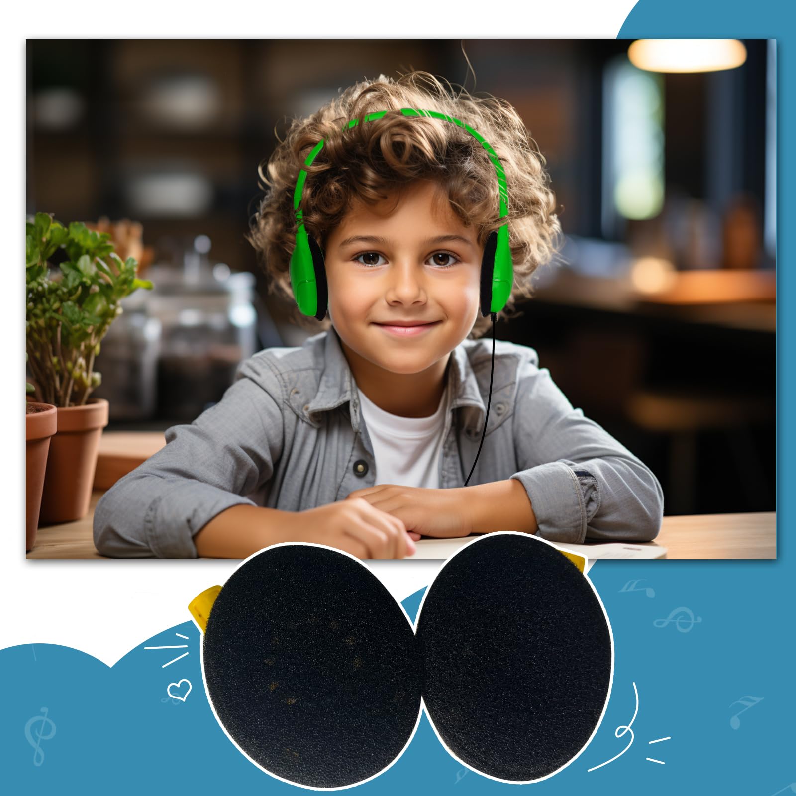 20 Pack Bulk Kids Headphones for School Classroom - Adjustable 3.5mm Jack Headphones for Students, Children & Adults - Multi Color Earphones for Library, Online Learning & Home Study