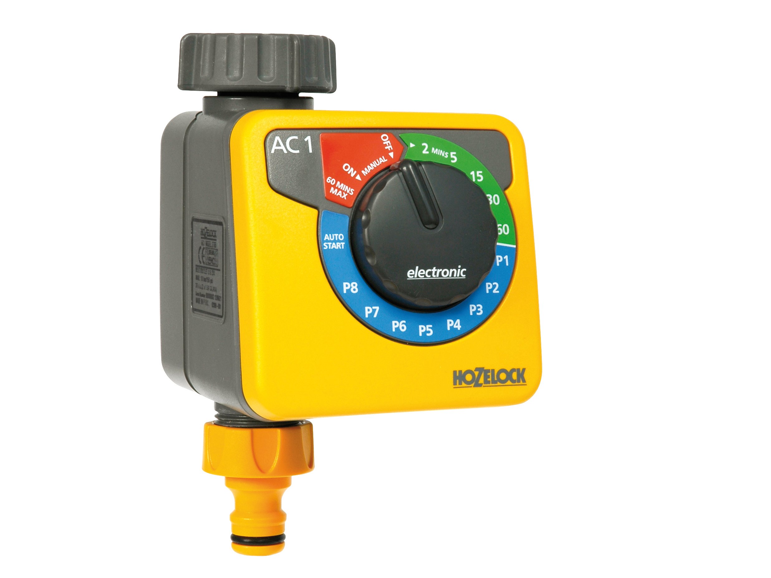 Hozelock Simple Water Timer - Automatic Garden Irrigation System for Lawns, Plants & Flower Beds | Easy-to-Use Outdoor Sprinkler Timer for Water Conservation
