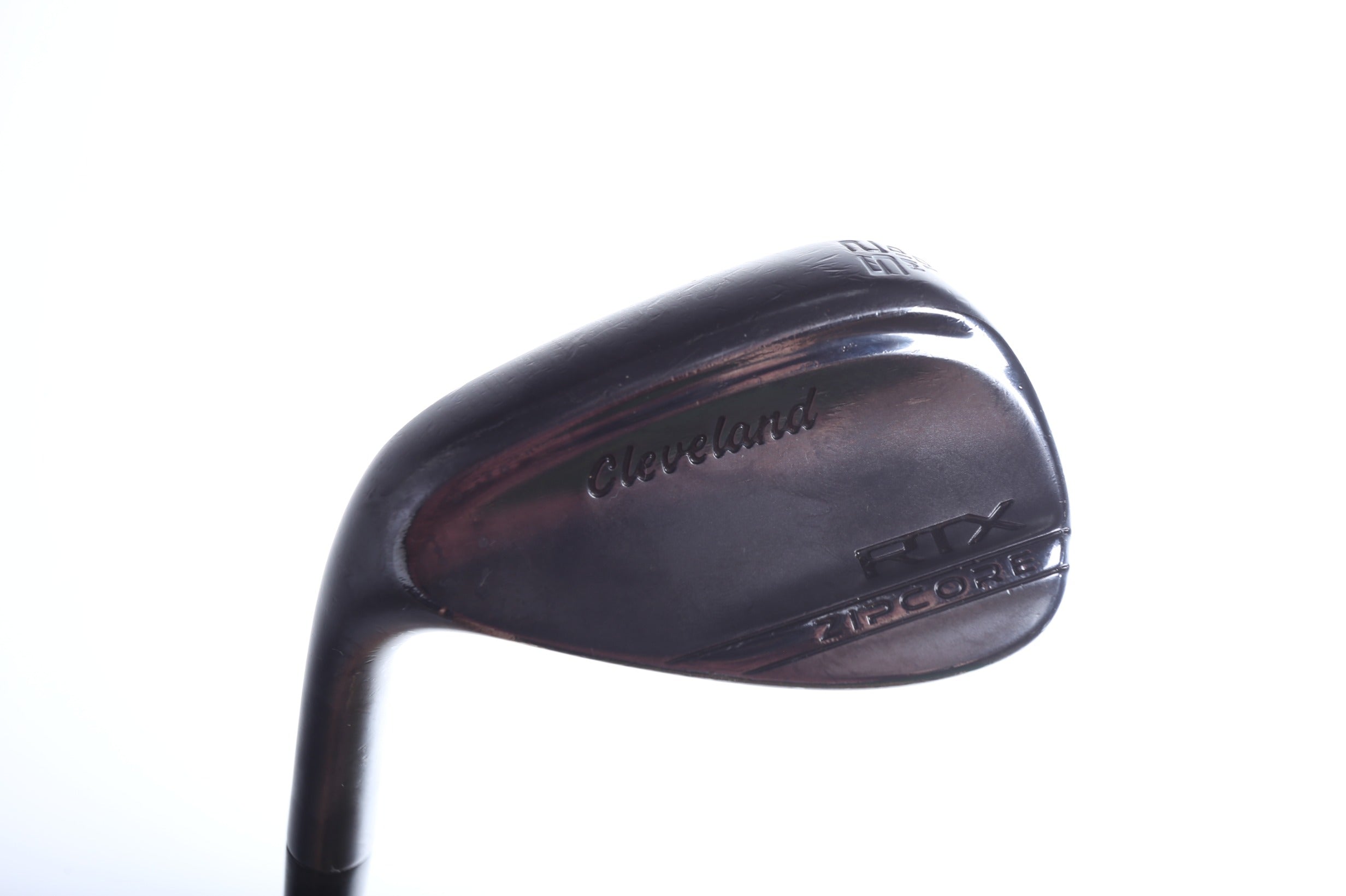 Used Cleveland RTX ZipCore Black Satin Gap Wedge - Left Handed 52° Stiff Flex Golf Club for Men | Perfect for Short Game & Approach Shots on the Course