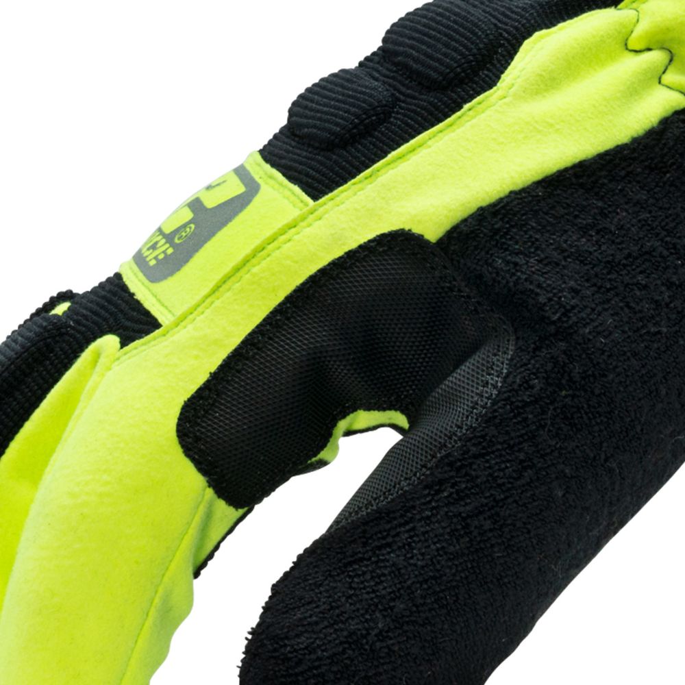 212 Performance TUNHWP 0513 Waterproof Fleece Lined Winter Work Gloves - Heavy Duty Impact Protection, Cold Weather Handwear for Construction, Outdoor Jobs & Snow Removal (3XL, Black)