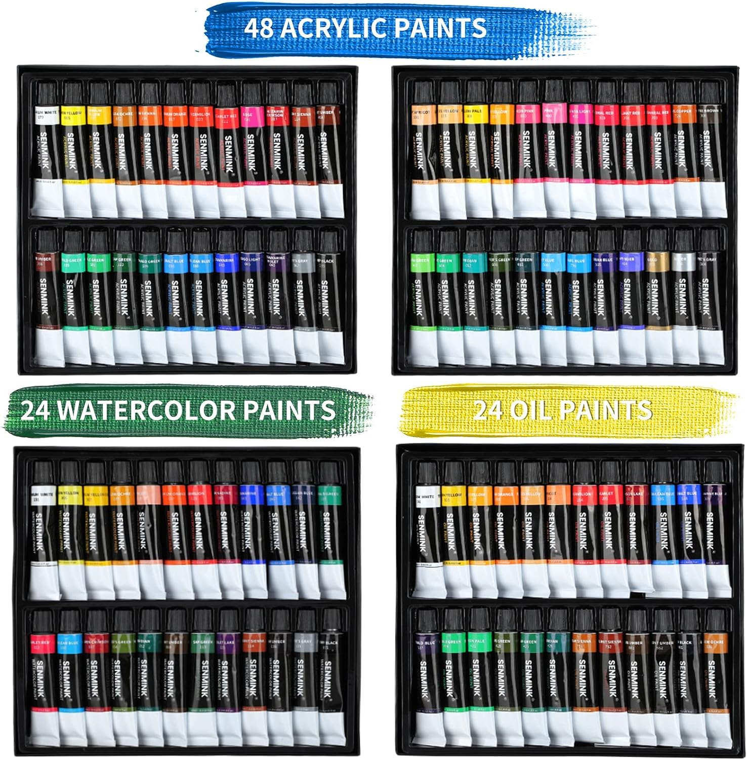 149-Piece Professional Artist Painting Set with Aluminum & Beech Wood Easel - 48 Acrylic & Oil Paints, 24 Watercolors - Complete Art Supplies Kit for Beginners, Adults & Professional Artists - Perfect for Studio, Classroom & Home Art Projects