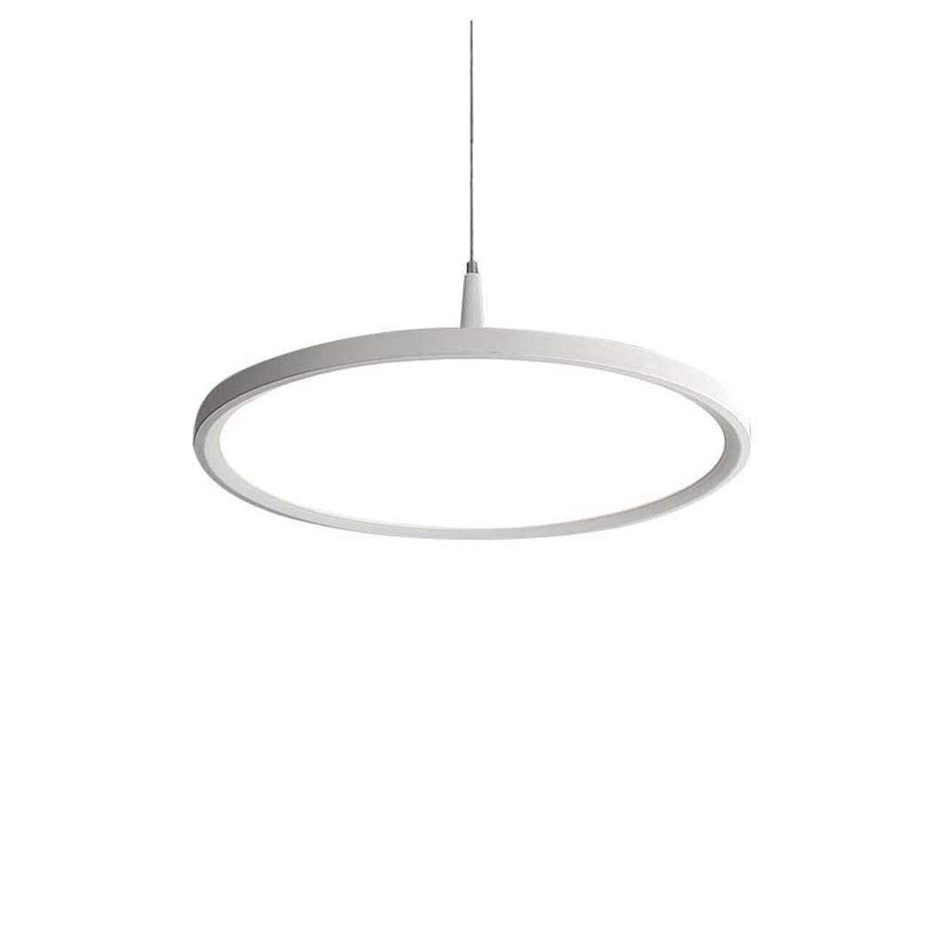 Modern LED Pendant Light Chandelier - Adjustable Round Ceiling Light with Acrylic Shade, 3-Color Temperature (White/Warm/Cool), Energy Class A+ for Bedroom, Living Room, Dining Room, Cafe, Bar & Office Lighting