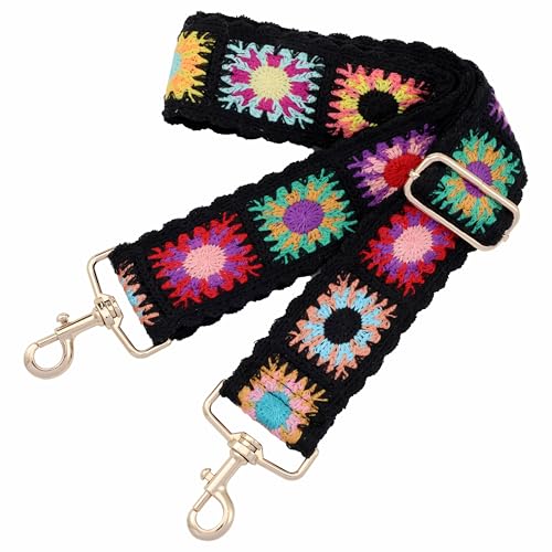 Black Knit Embroidery