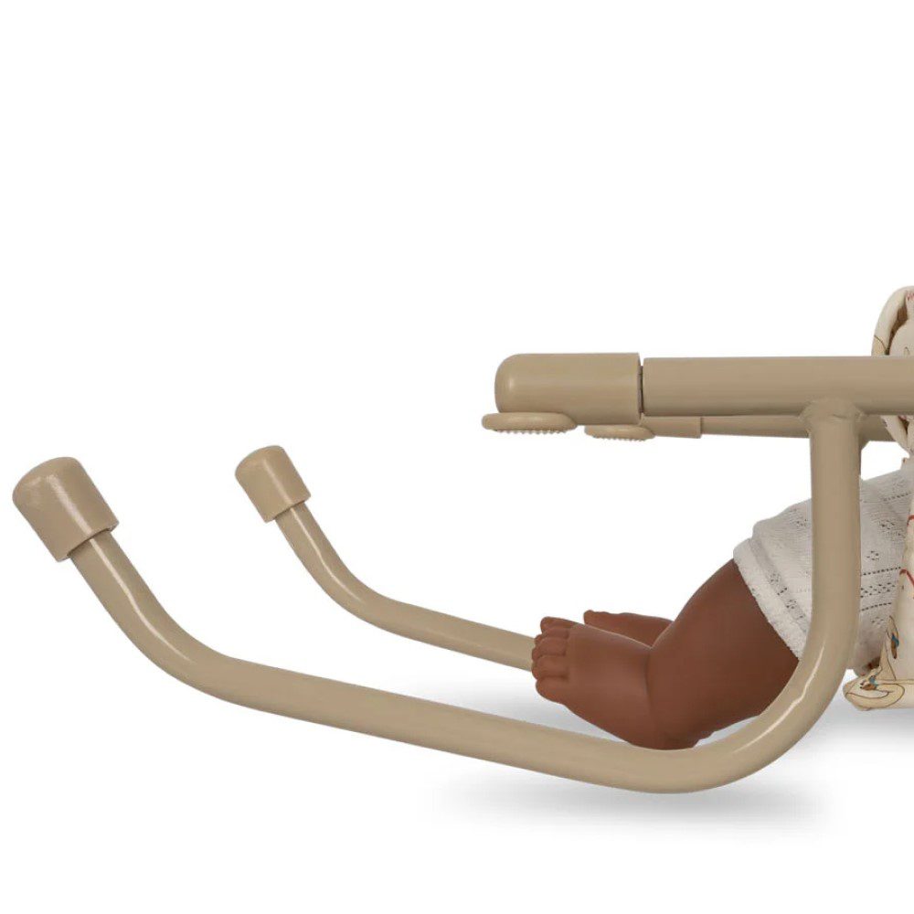 KONGES SLØJD Doll Table and Chair Set - Swan Design for Kids Playroom, Tea Party, and Pretend Play