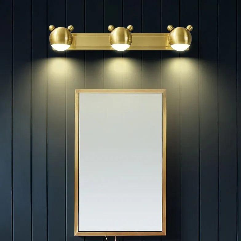 Modern Bear Mirror Front Bathroom Wall Lights - Elegant Vanity Lighting for Makeup & Grooming - Perfect for Bedroom, Bathroom, and Dressing Room Decor