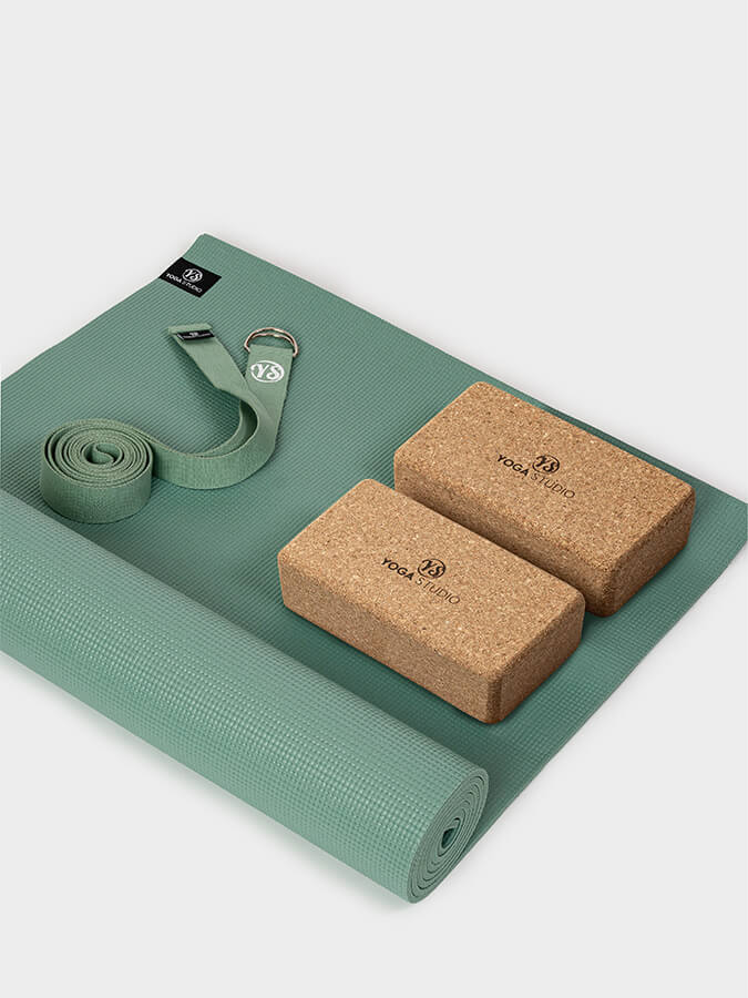 Eco-Friendly Cork Yoga Mat Set with Non-Slip Surface - Oeko-Tex Certified for Home & Studio Practice - Perfect for Beginners & Professionals