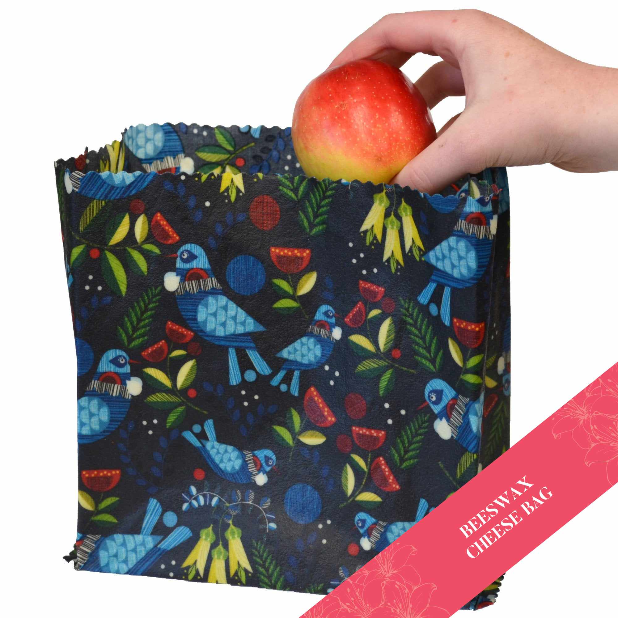 Organic Beeswax Food Wraps - Eco-Friendly Reusable Food Storage for Sandwiches, Cheese & Produce | Sustainable Kitchen Essentials for Zero Waste Living