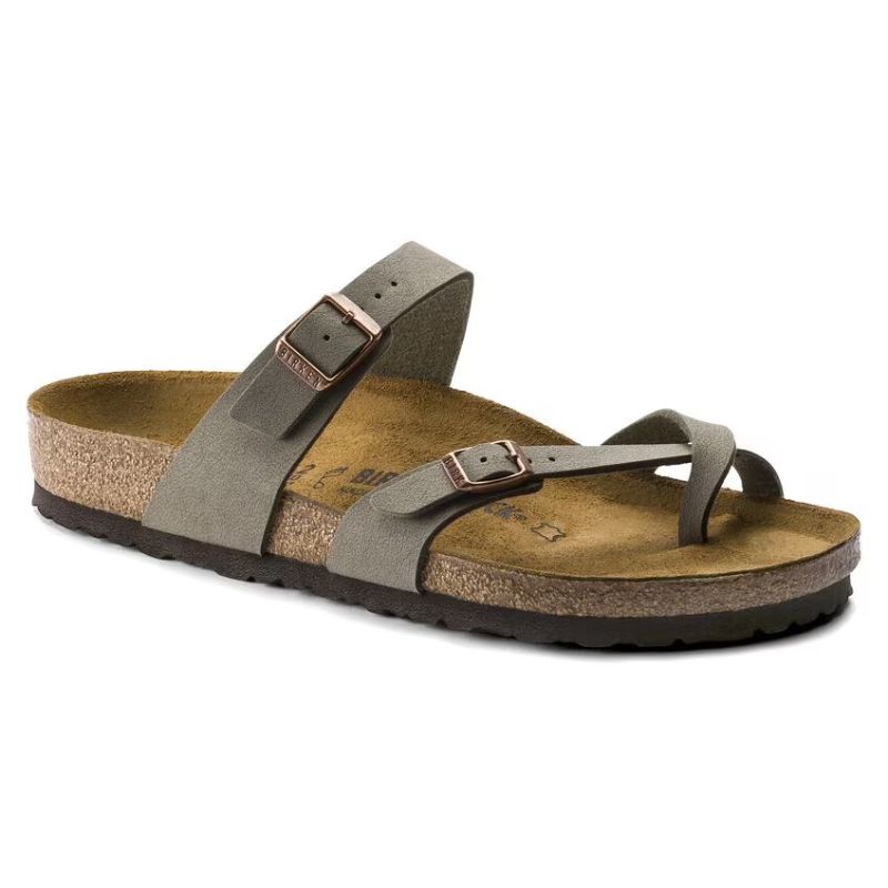 Women's Mayari B F Nubuck Stone Sandals - Comfortable & Stylish Leather Footwear for Casual Wear, Beach, and Outdoor Activities