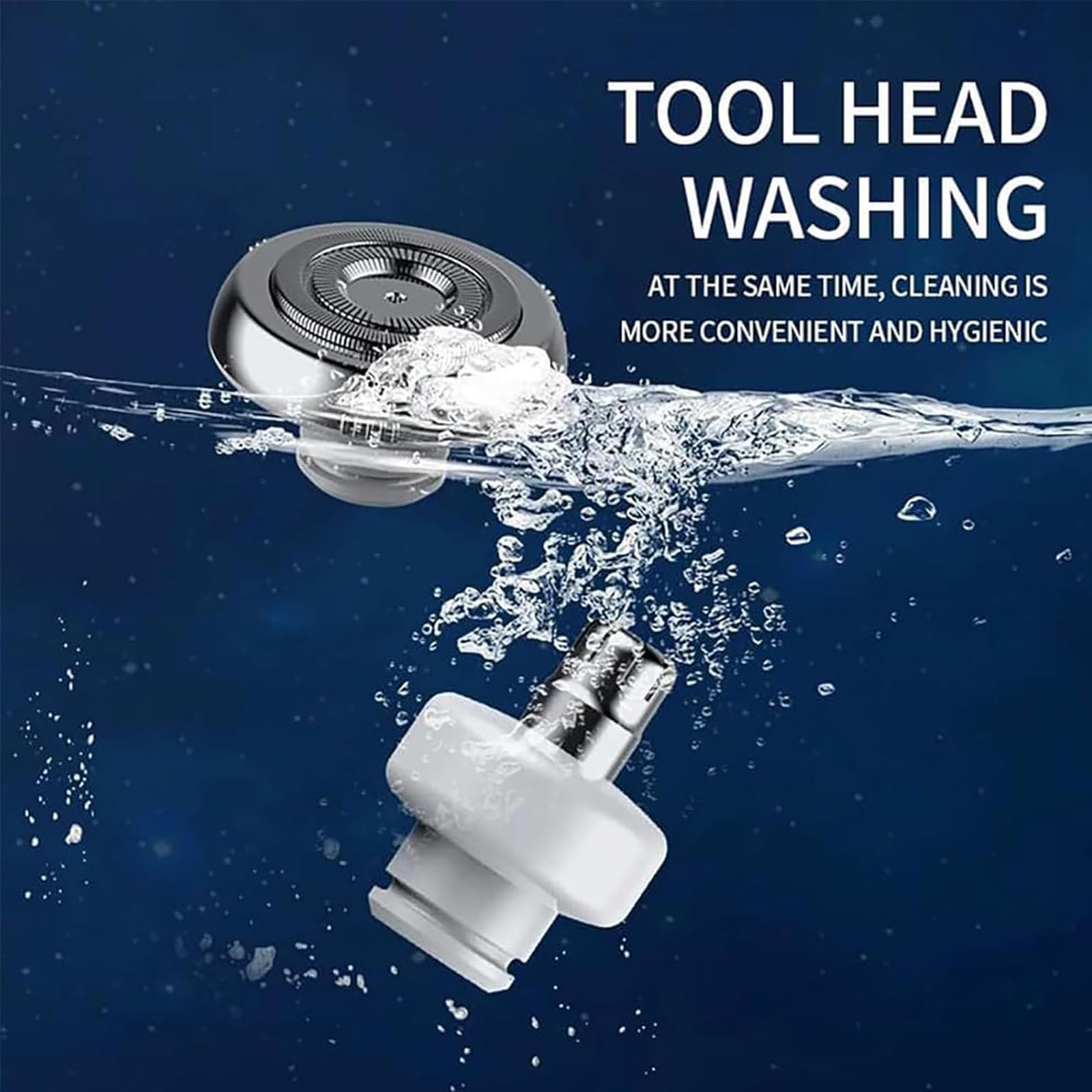Premium Men's Electric Shaver - USB Rechargeable Waterproof Travel Razor with Advanced 3D Floating Heads | Smooth Shaving for Face, Neck & Body | Ideal for Business Travel, Gym, Home & Office Grooming | Compact Cordless Design for Daily Use & On-the-Go Convenience