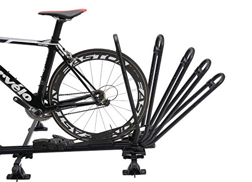 INNO INA389 Universal Bike Mount Tire Holder II Roof Rack - 1-Bike Capacity, Black - Perfect for SUVs, Trucks & Outdoor Adventures