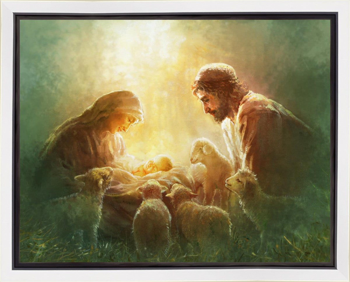 Immanuel Gallery Wrap Canvas - Premium Stretched Canvas Wall Art for Home & Office Decor - Perfect for Living Room, Bedroom, and Gift Giving