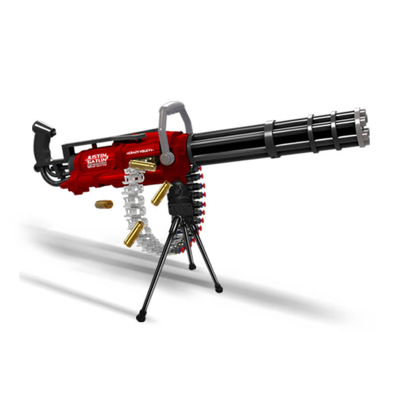 Electric Shell Ejecting Gatling Dart Blaster Toy - Automatic Foam Dart Gun for Outdoor Battles, Nerf War Games & Backyard Fun (Great for Kids & Adults)