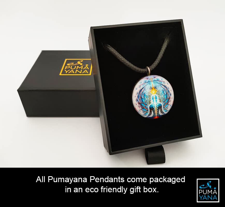 Orgone Energy Pendant Necklace - Natural Healing Orgonite Amulet with Tesla Coil Technology for EMF Protection & Positive Energy - Perfect for Meditation, Spiritual Balance & Daily Wear
