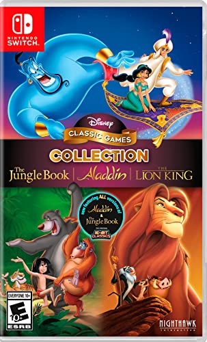 Disney Classic Games Collection for Nintendo Switch - Nostalgic Retro Gaming Experience for Kids & Adults