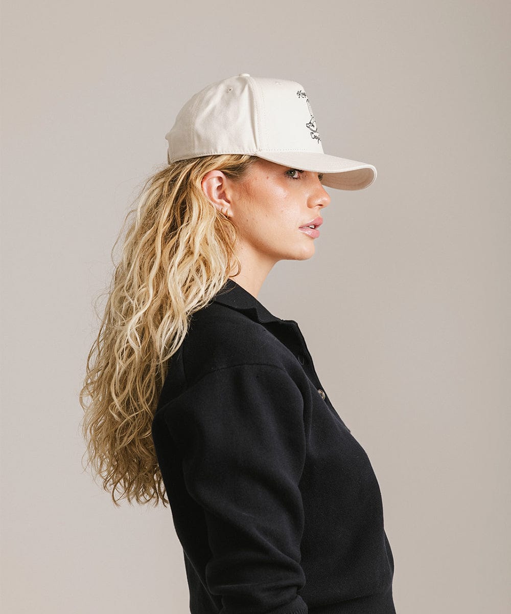 Keep It Up Cowgirl Canvas Trucker Hat - Stylish Western Cowgirl Hat for Women - Perfect for Rodeo, Country Music Festivals & Outdoor Adventures