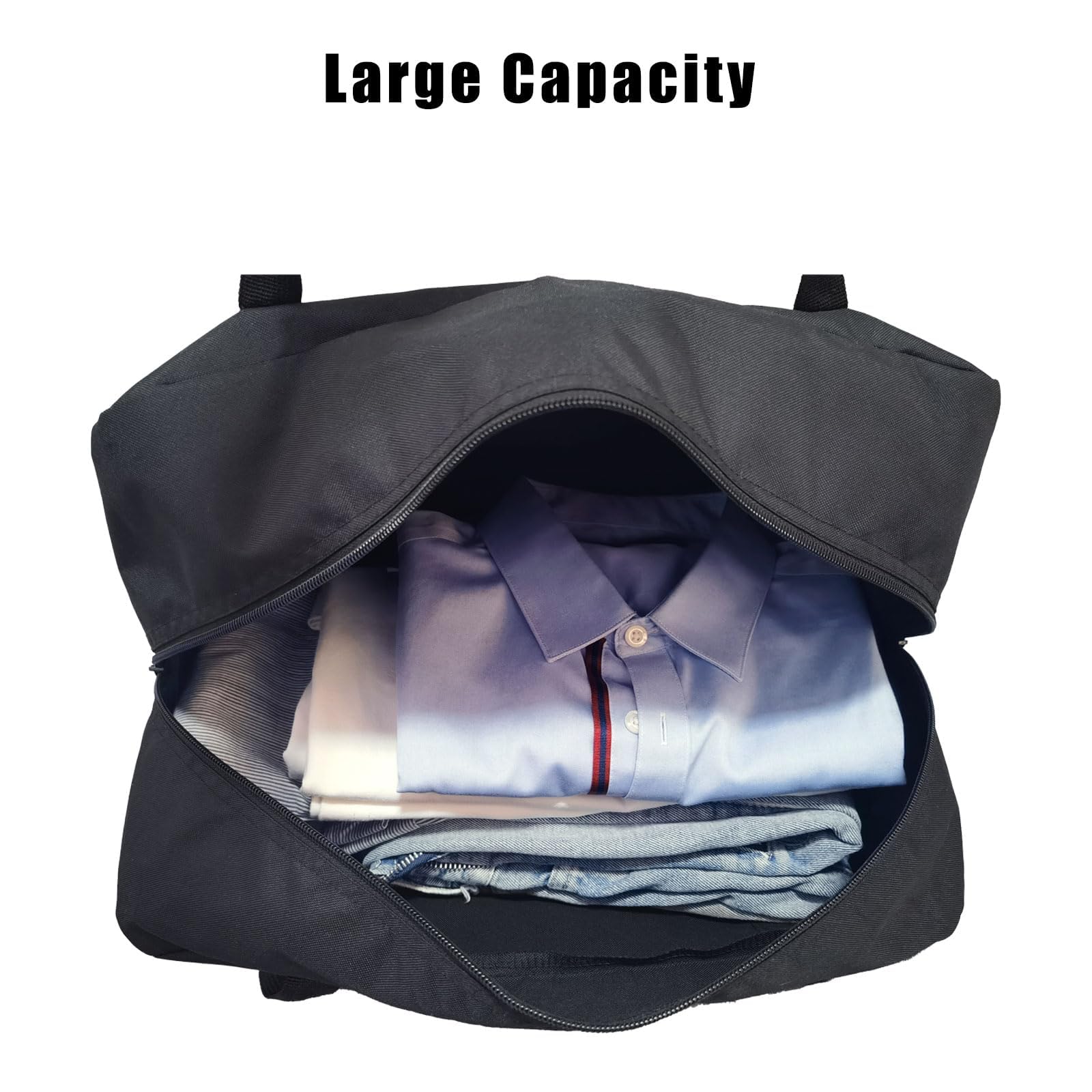 Foldable Travel Duffel Bag for Spirit Airlines - Waterproof Carry-On Luggage, Personal Item Bag | Unisex Overnight Weekender for Business Trips, Gym & Weekend Getaways