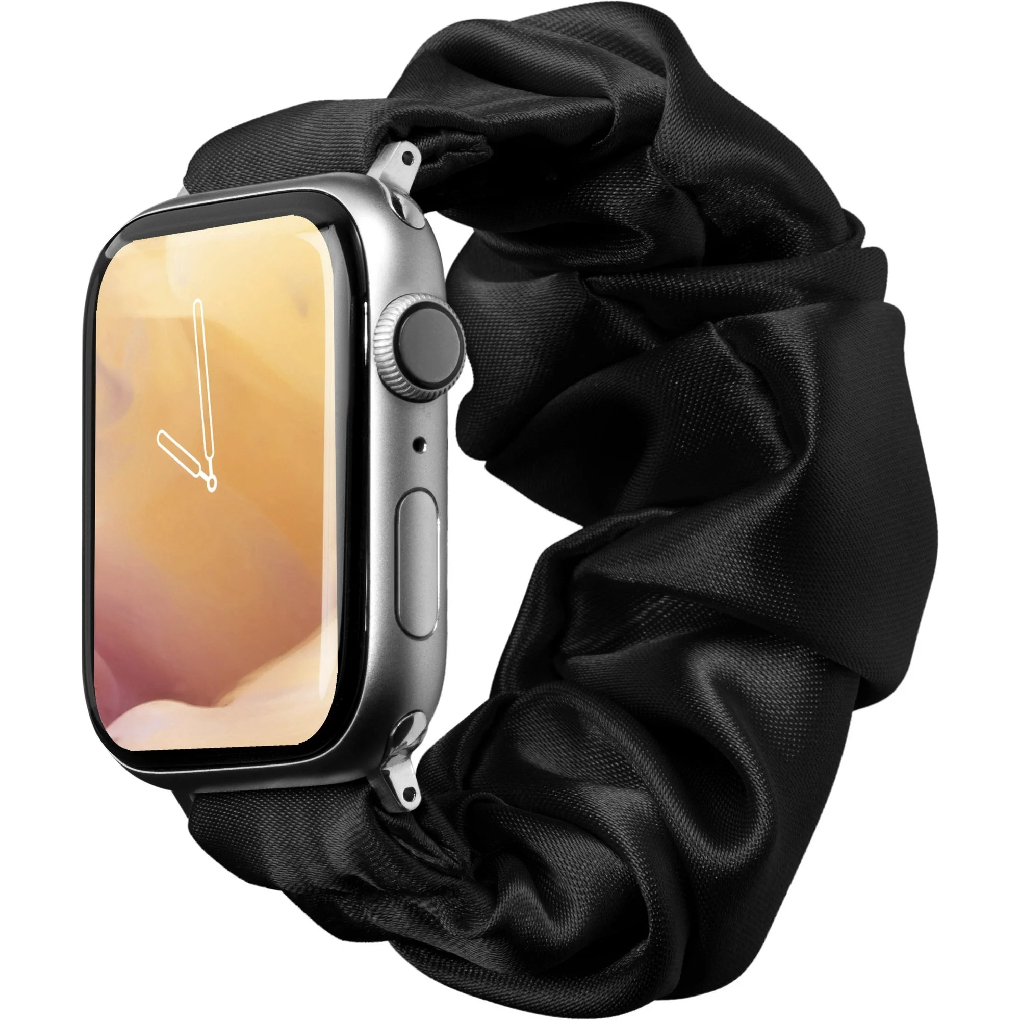 Apple Watch Band 42mm 44mm 45mm - Soft Silicone Replacement Strap for Apple Watch Series 1-8 - Durable & Comfortable Sport Loop - Perfect for Running, Workouts & Everyday Use (Black)