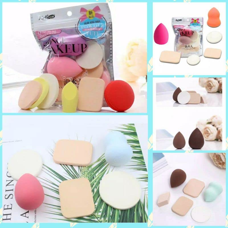 Premium Makeup Sponge Beauty Blender Set - 12 Pack Multi-Color Cosmetic Blenders for Flawless Foundation & Concealer Application | Perfect for Professional Makeup Artists & Home Use