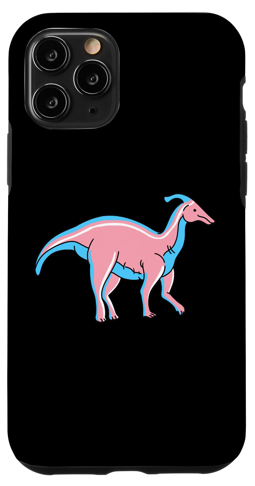 iPhone 11 Pro Case - Rainbow Dinosaur Design - LGBTQ+ Pride & Transgender Support - Perfect for Pride Month & Everyday Use