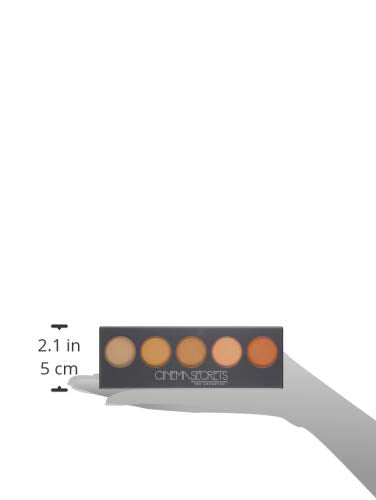 Best Cinema Secrets Pro Cosmetics Ultimate Corrector 5-in-1 Pro Palette No.1 - Professional Makeup Corrector for Flawless Skin | Perfect for Bridal, Photo Shoots & HD Makeup