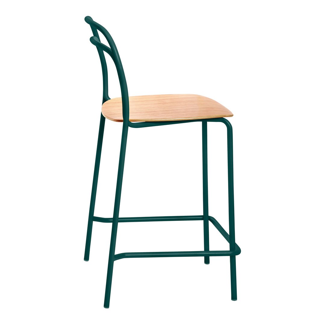 Catty Counter Stool - Stackable Bar Stool for Kitchen Island & Breakfast Nook - Modern Durable Counter Height Stools for Home & Commercial Use