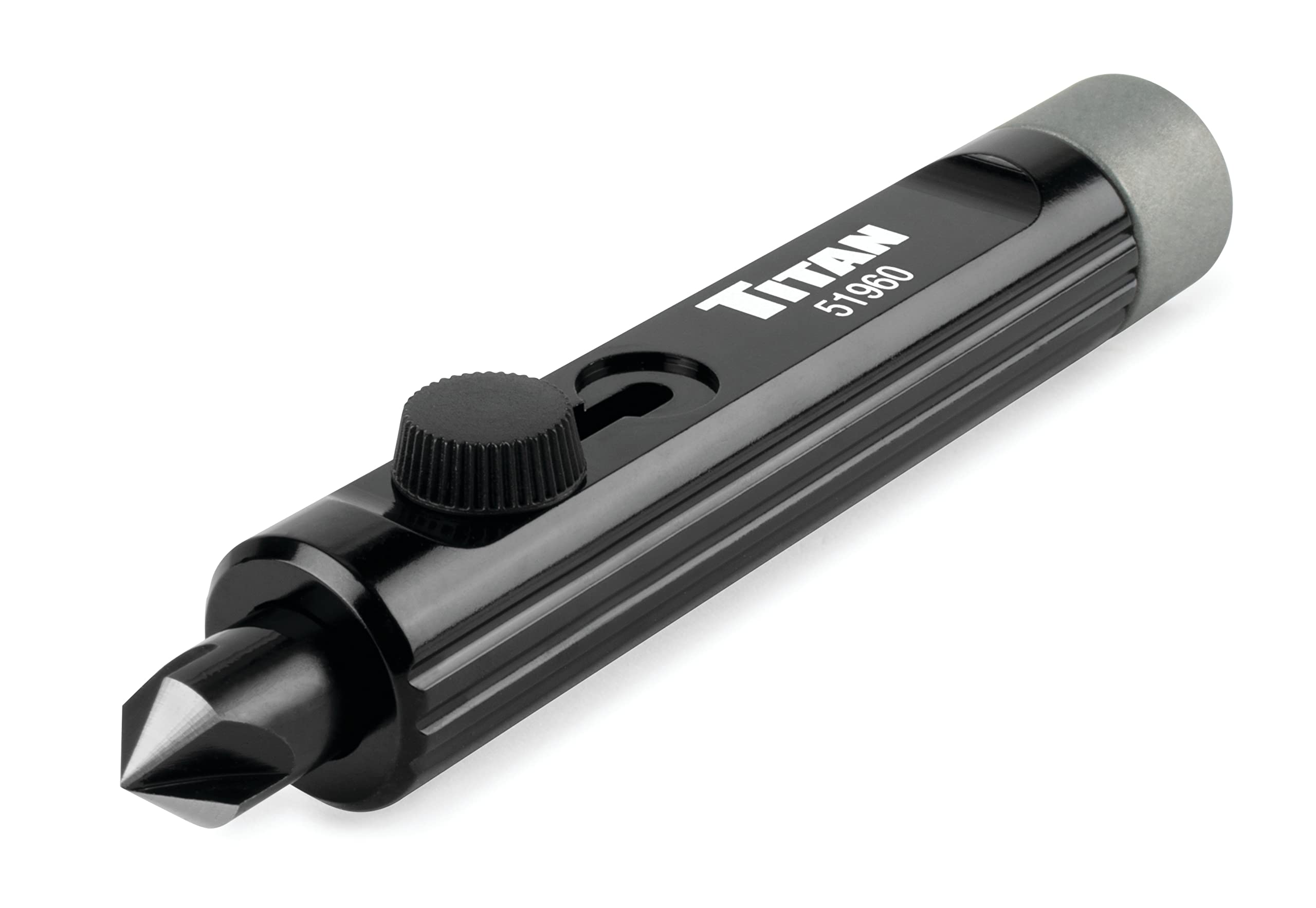 Titan 51960 Internal & External Tubing Deburring Tool - Professional Brake Line Deburring Tool for Automotive & Plumbing - Perfect for DIY Mechanics & Professional Technicians