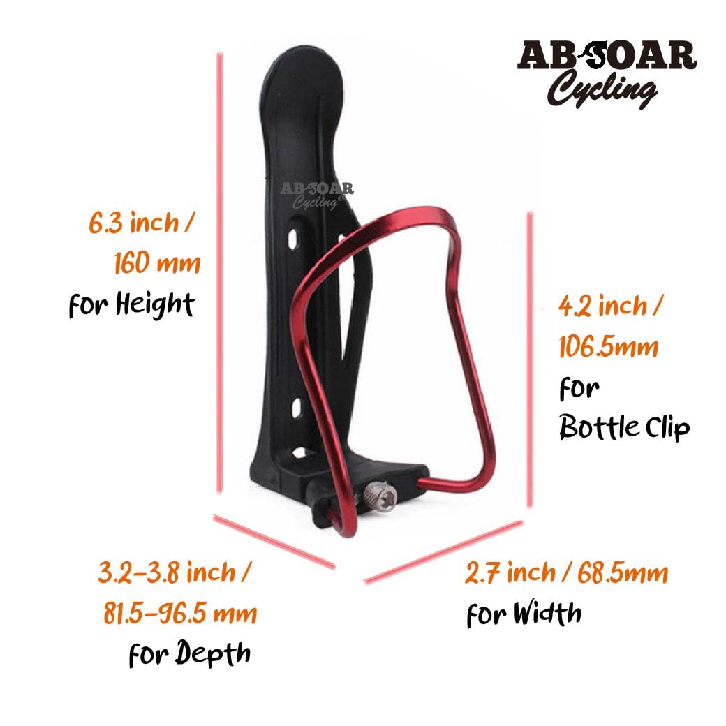 **Adjustable Water Bottle Holder for Road & Mountain Bikes - Secure Screw-On Design (2 Pack, Black) - Perfect for Cycling, Hiking & Outdoor Adventures**