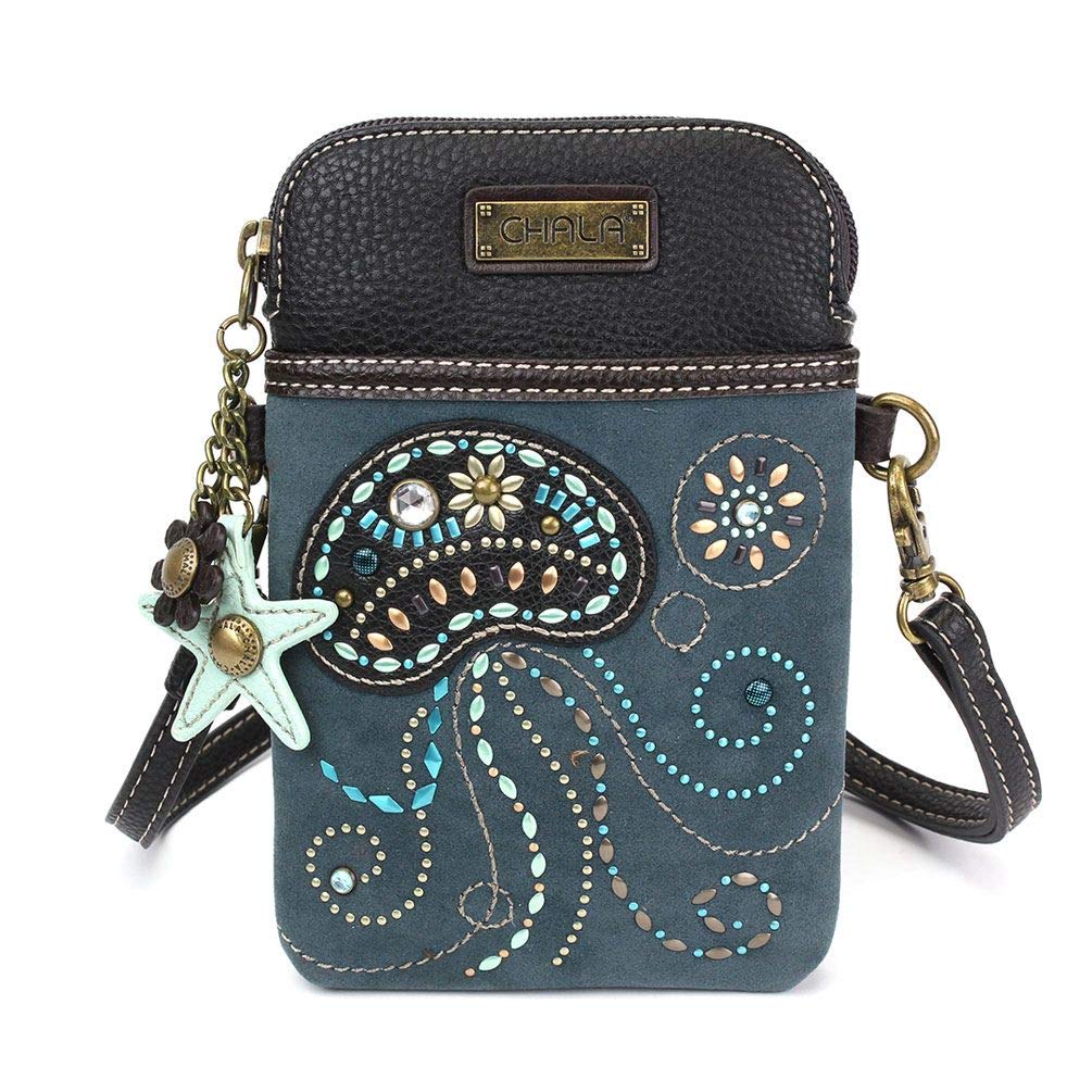 Dazzling Jellyfish Print Crossbody Phone Purse for Women - Trendy Festival Accessory & Everyday Casual Outfit Essential