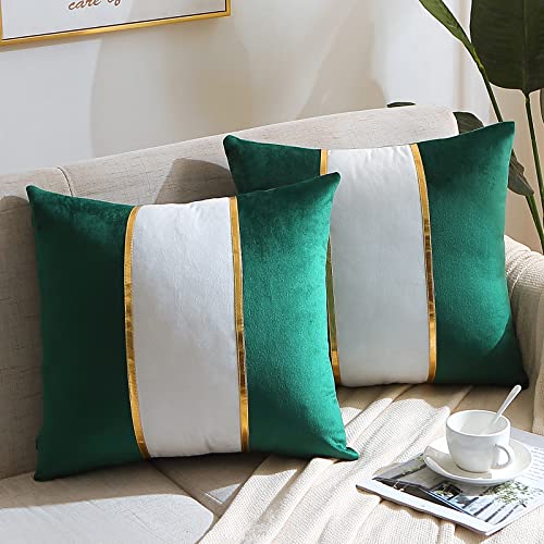 Dark Green White/ Gold
