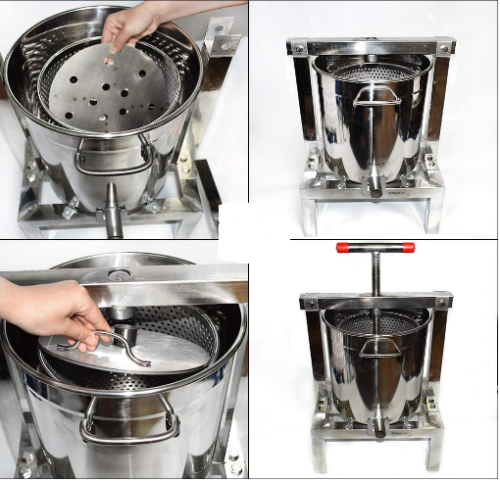 10L Stainless Steel Wax Press Machine for Candle Making - Durable & Efficient for DIY, Home, and Commercial Use