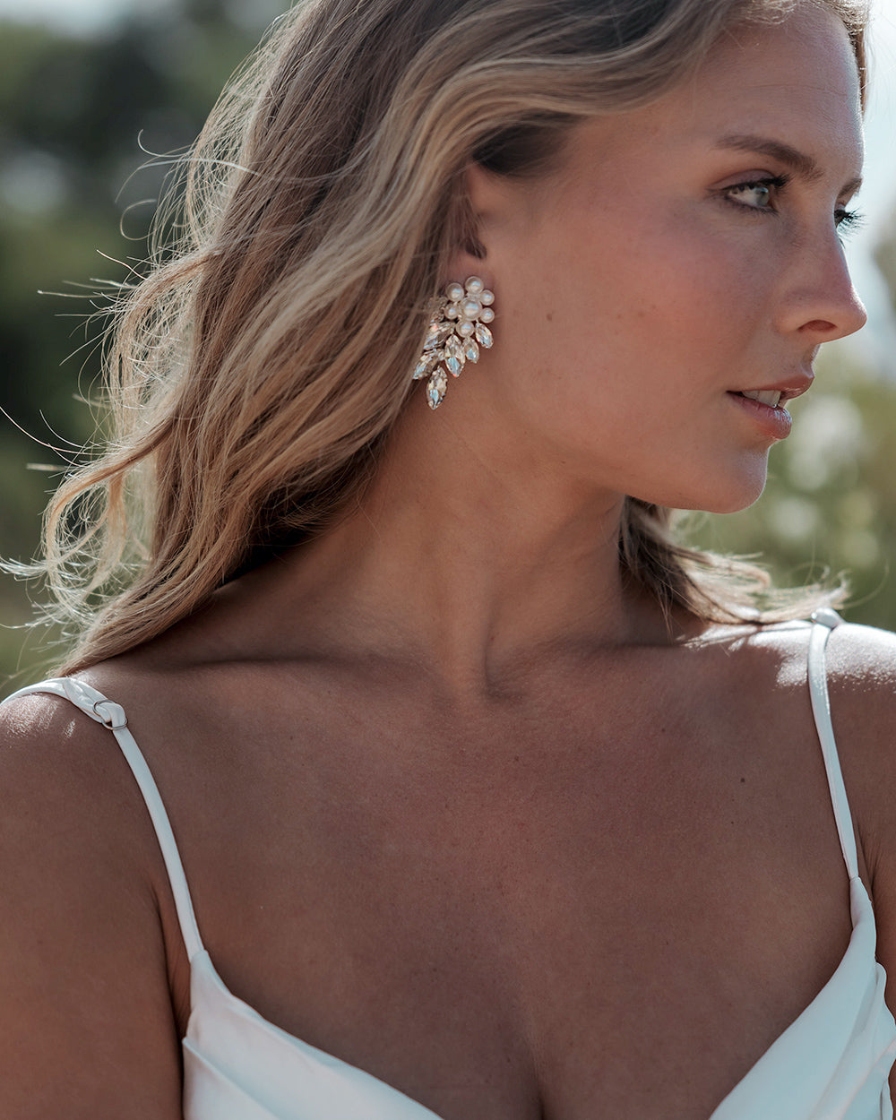 Elegant Verona Earrings for Women - Gold Plated Dangle Hoop Earrings | Perfect for Parties, Weddings & Everyday Wear