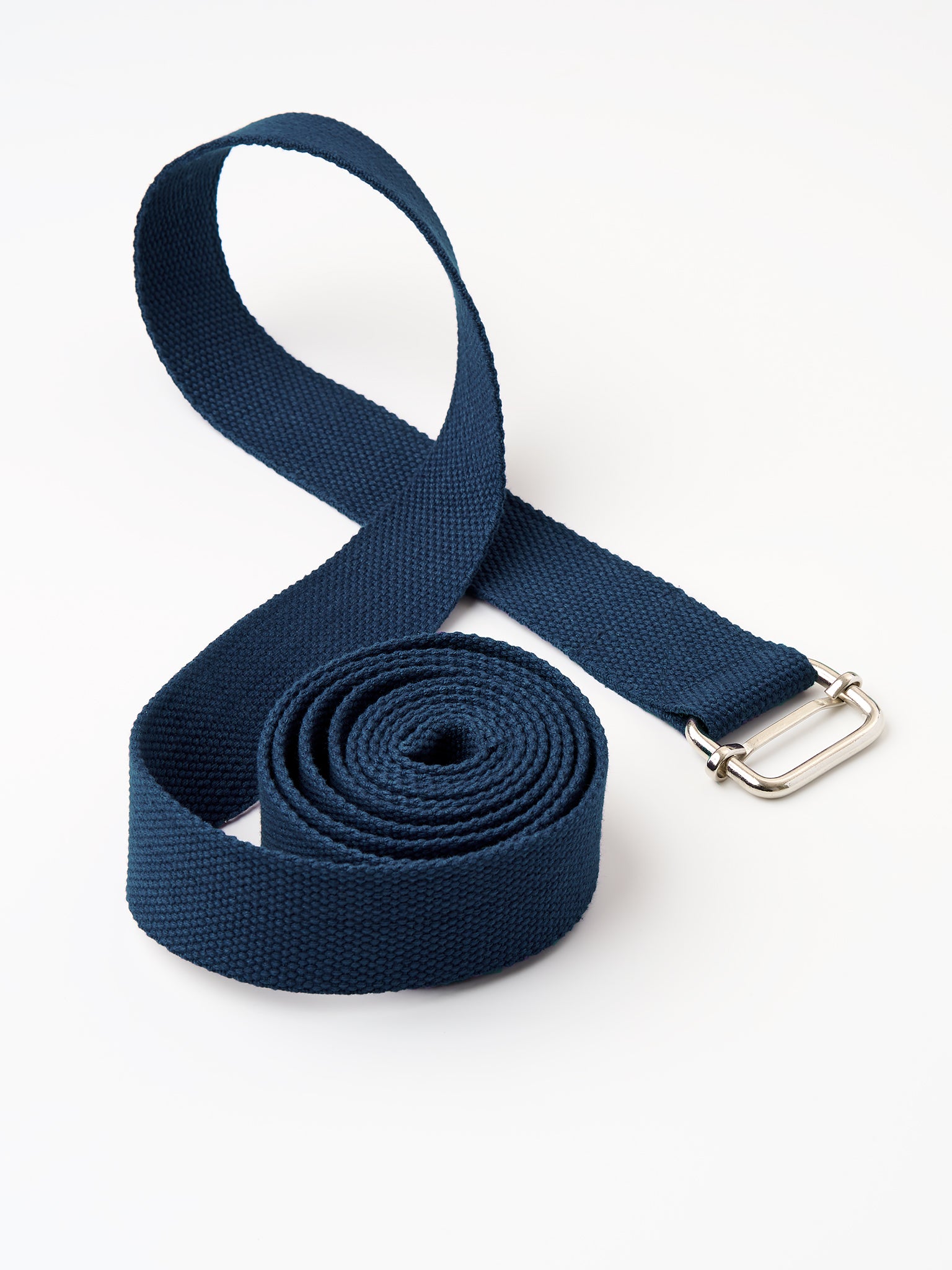 Organic Cotton Wide Yoga Belt for Stretching & Flexibility - Premium Yoga Strap for Poses, Pilates & Physical Therapy - Ideal for Home, Studio & Travel Use