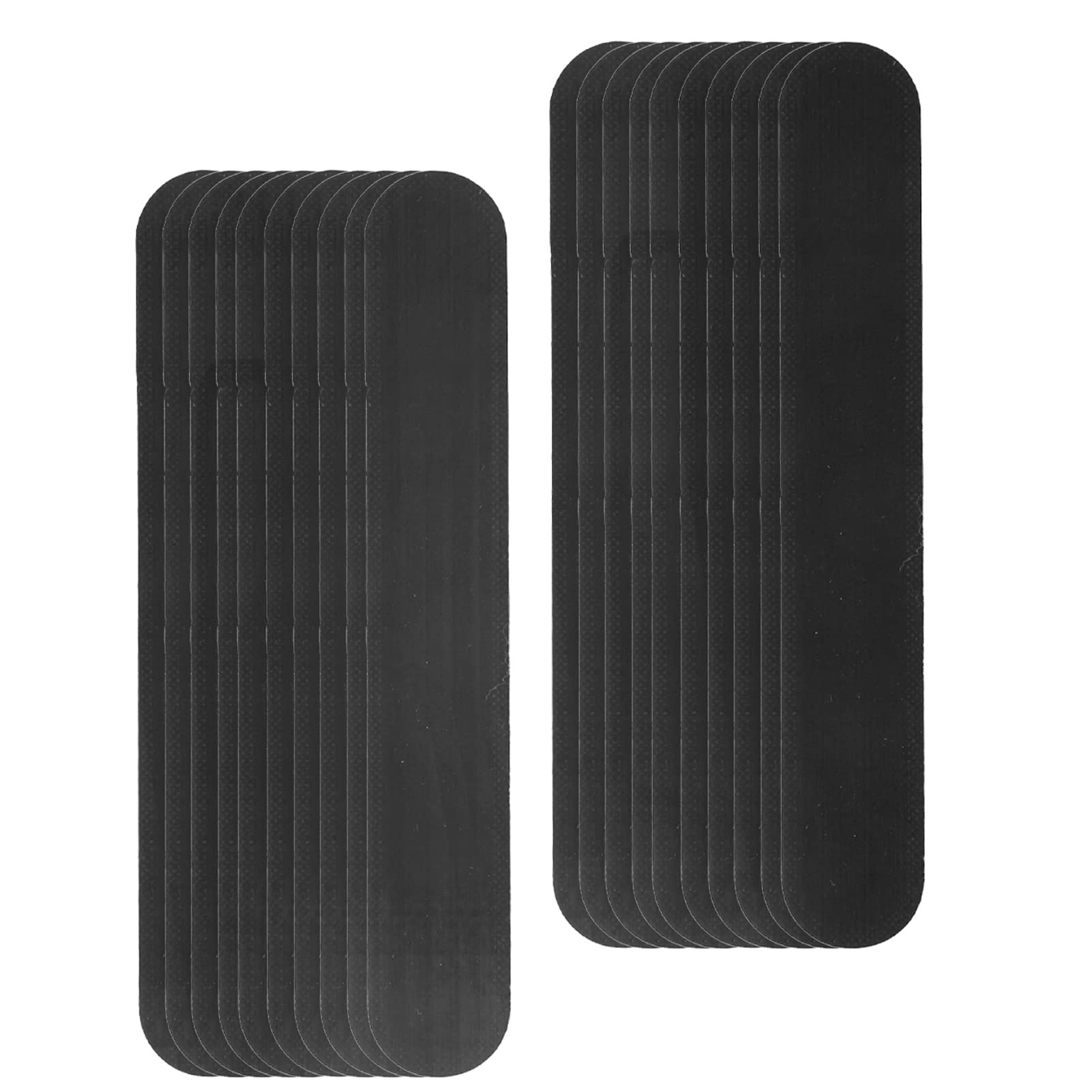 20pcs Disposable Self-Adhesive Collar Sweat Pads - Invisible Neck Liner Protector for Hats & Shirts - Prevents Sweat Stains for Women & Men (Black) | Perfect for Workouts, Outdoor Activities & Formal Wear