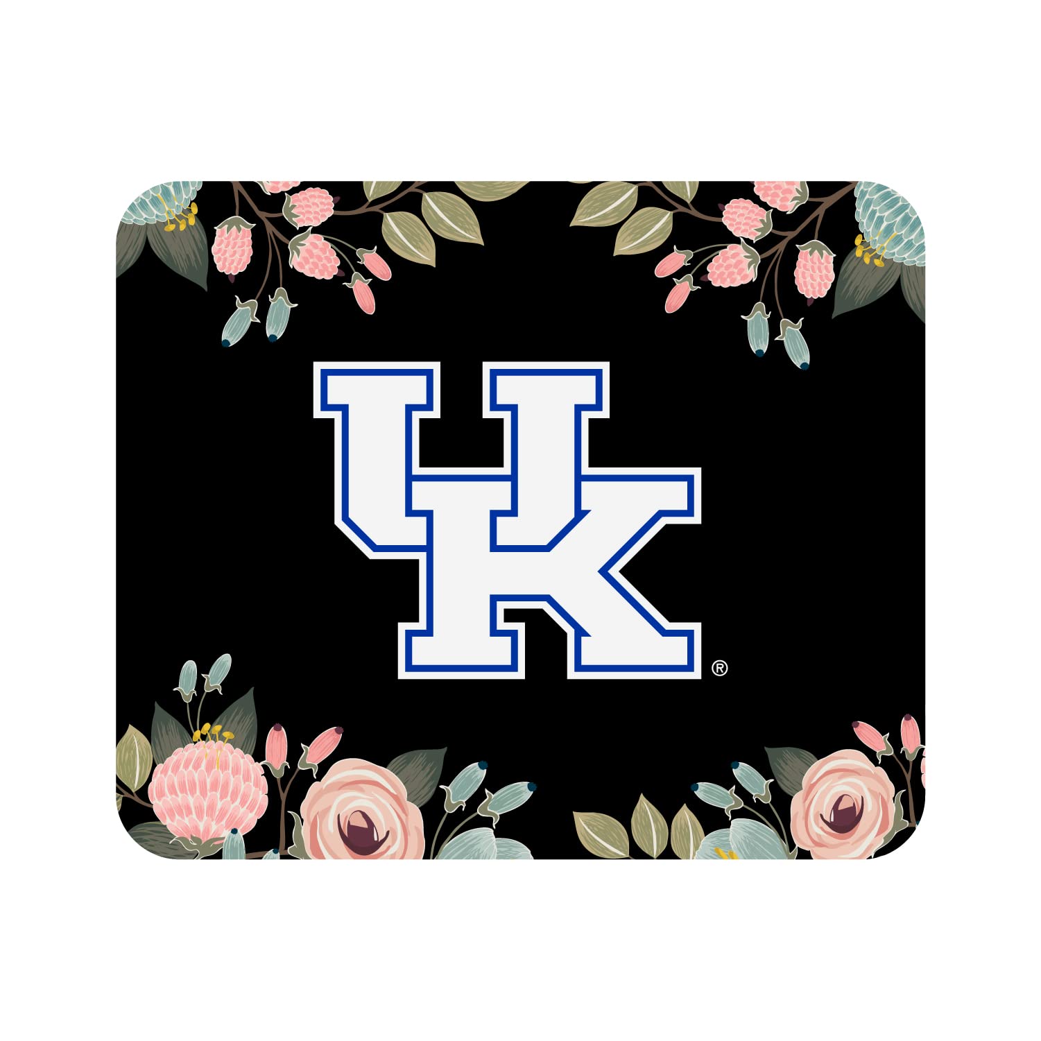 OTM Essentials University of Kentucky Standard Fabric Mouse Pad - Desk Accessories & Gaming Mouse Mat with Floral Nature Design - Perfect for Office, Home, and Gaming Setups