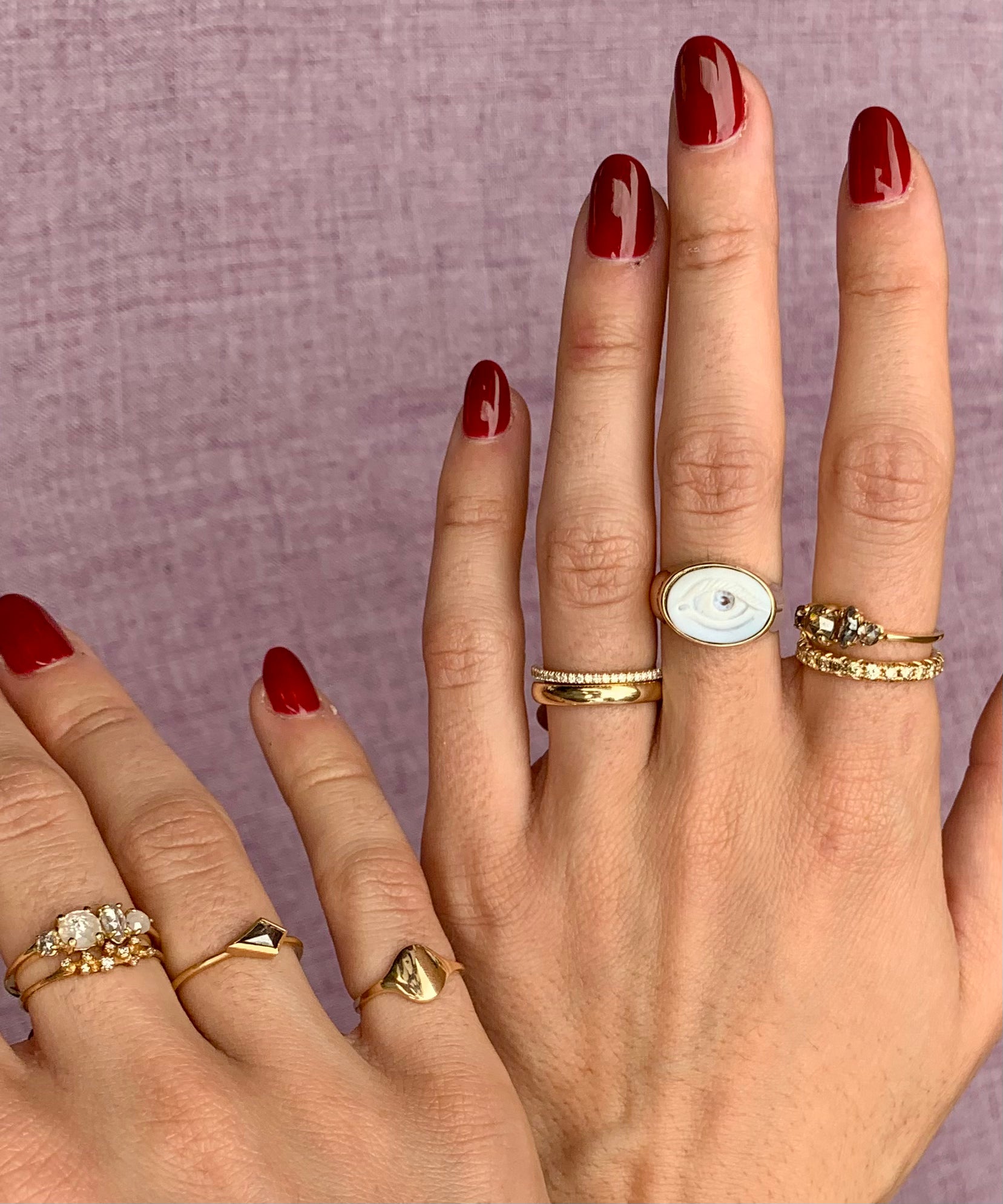 Flat Gold Signet Ring for Men & Women - Minimalist Solid 14K Gold Band - Engraved Personalized Jewelry Gift for Weddings, Anniversaries & Everyday Wear