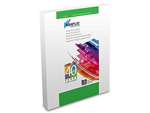 USI WrapSure Thermal Laminating Pouches 12x18 Inches - 3 Mil Thick Clear Laminator Sheets for Menus, Posters & Documents - 300 Pack for Office, School & Home Use