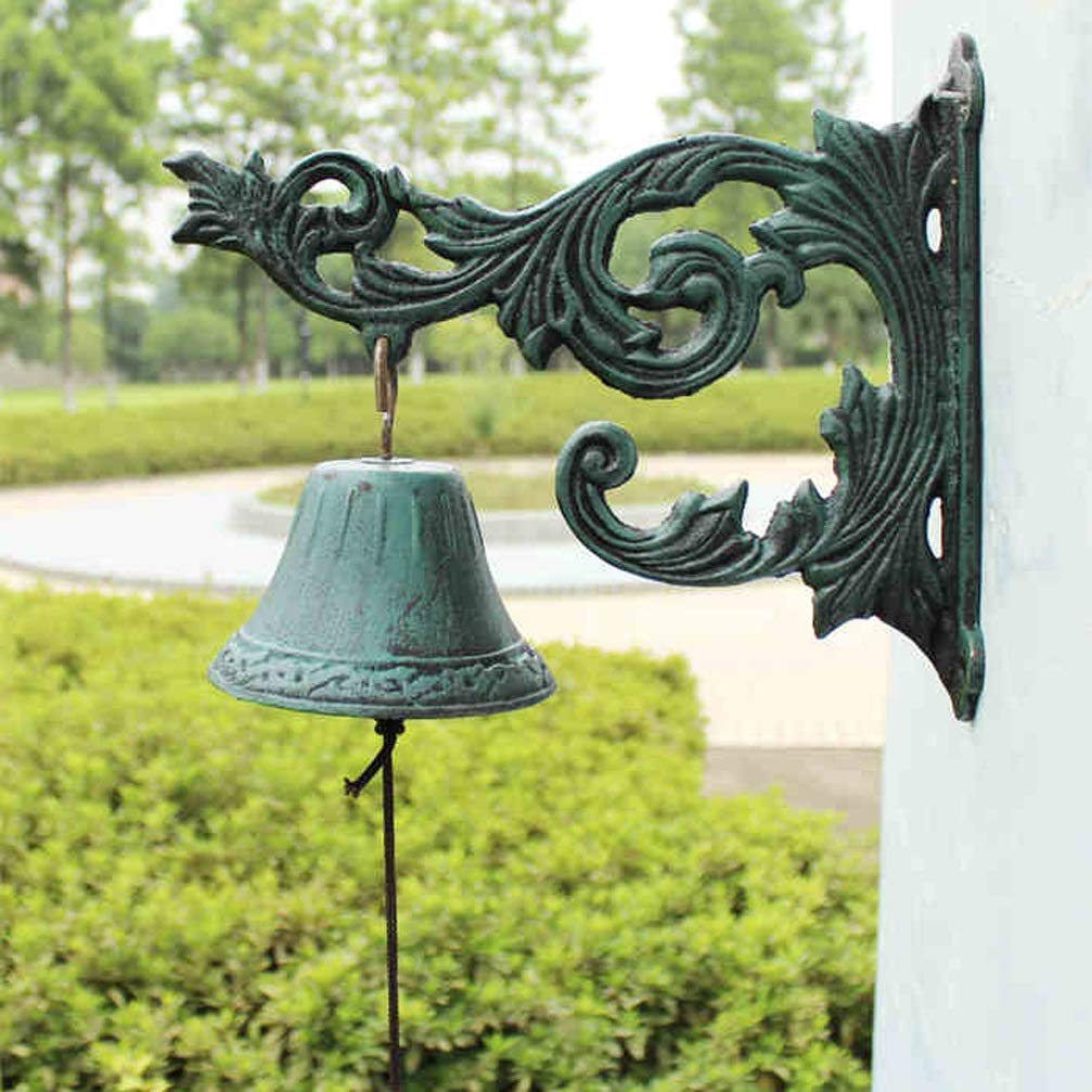 Vintage Cast Iron Doorbell - Classic Retro Style for Villa & Front Door - Perfect for Home, Garden, and Historical Architecture