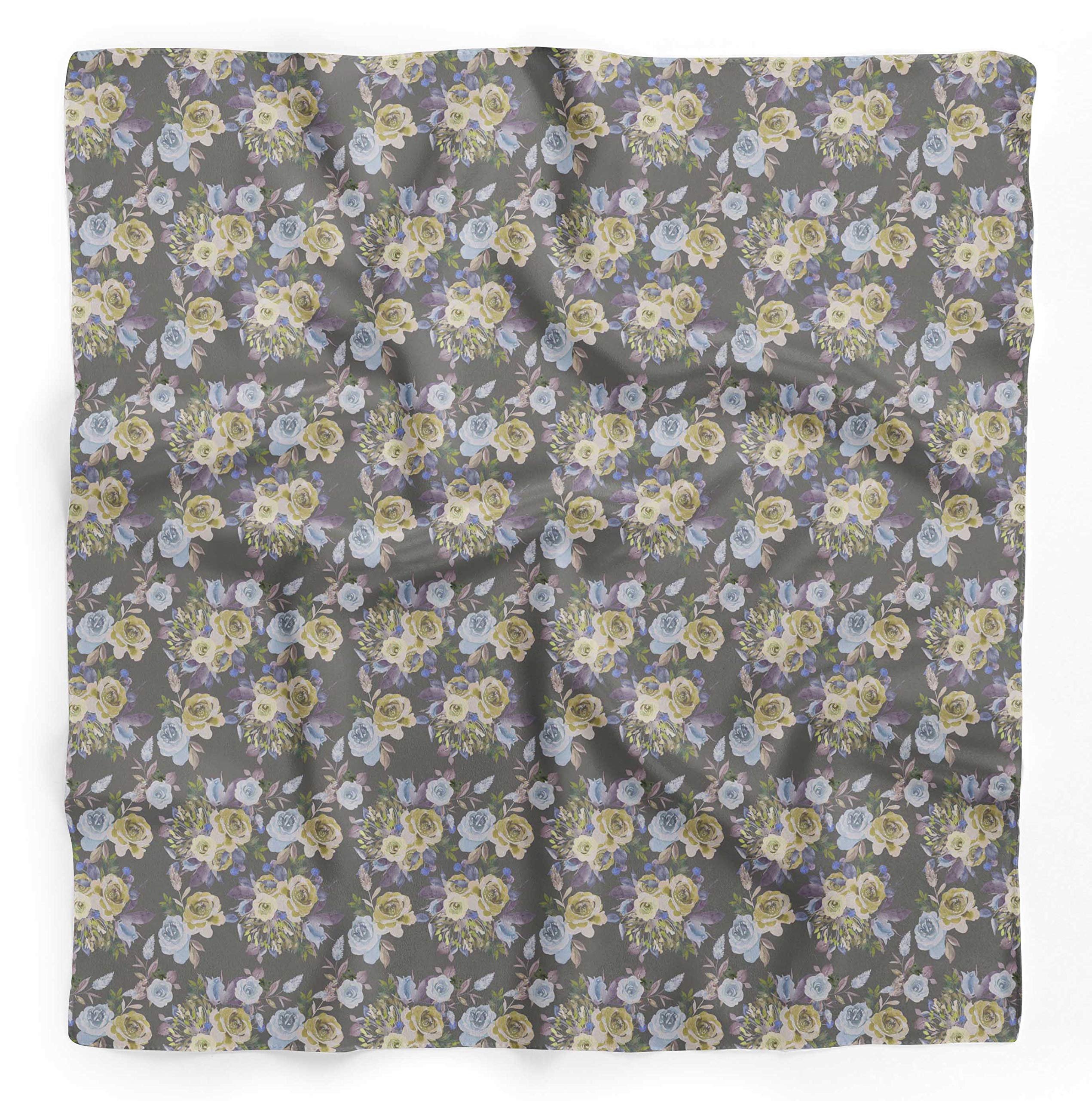 Bimba Printed 100% Pure Silk Scarf for Women - Elegant Hair Wrap, Neck Scarf & Head Bandana - Perfect for Weddings, Parties & Everyday Fashion Accessories