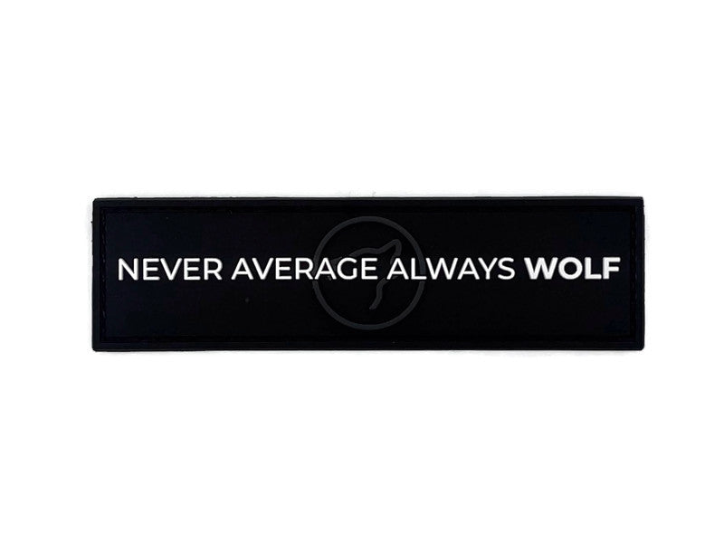 Never Average Always A WOLF - Premium Men's Fashion Apparel for Confident Style | Perfect for Work, Gym & Night Out