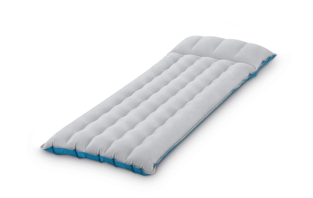 Intex Inflatable Camping Mat - Lightweight Air Mattress for Outdoor Camping, Hiking & Backpacking - Portable Sleeping Pad for Tents, RVs & Travel